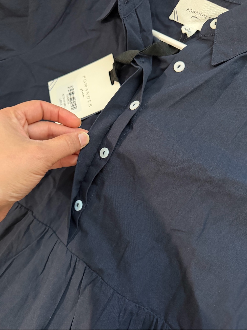 Tuckernuck
POMANDER PLACE Navy Cotton Mabel Maxi Dress Size L NWT - Picture 9 of 12